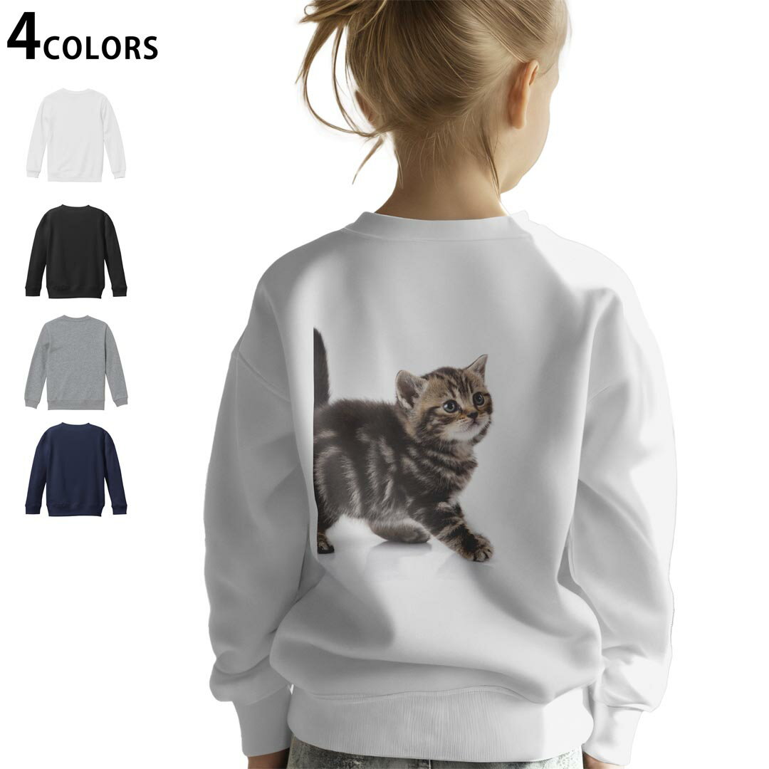 選べる5カラー スウェット トレーナー キッズ 男女兼用 男の子 女の子 ユニセックス unisex 長袖 デザイン リブ ホワイト ブラック 白 黒 グレー ネイビー ベージュ 紺 茶 130 150 trainer sweat▼画像をクリックで拡大▼ ホワイト グレー ブラック ネイビー ▼全デザインはこちらから▼