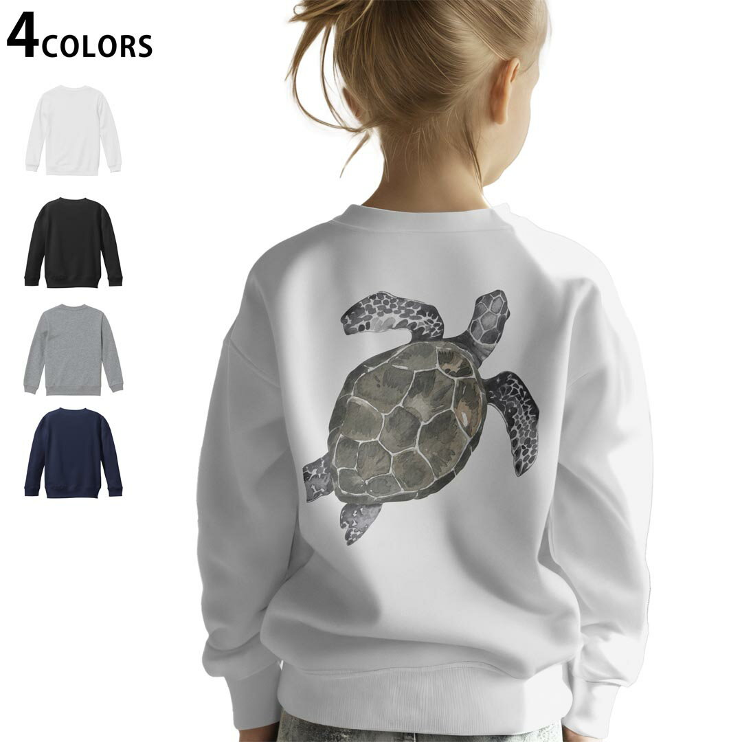 選べる3カラーバックプリントスウェ...