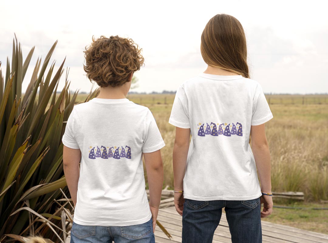 Tシャツ キッズ バックプリント 半袖 白地 デザイン 90 100 110 120 130 140 150 Tシャツ ティーシャツ T shirt 020154 ハロウィン Halloween