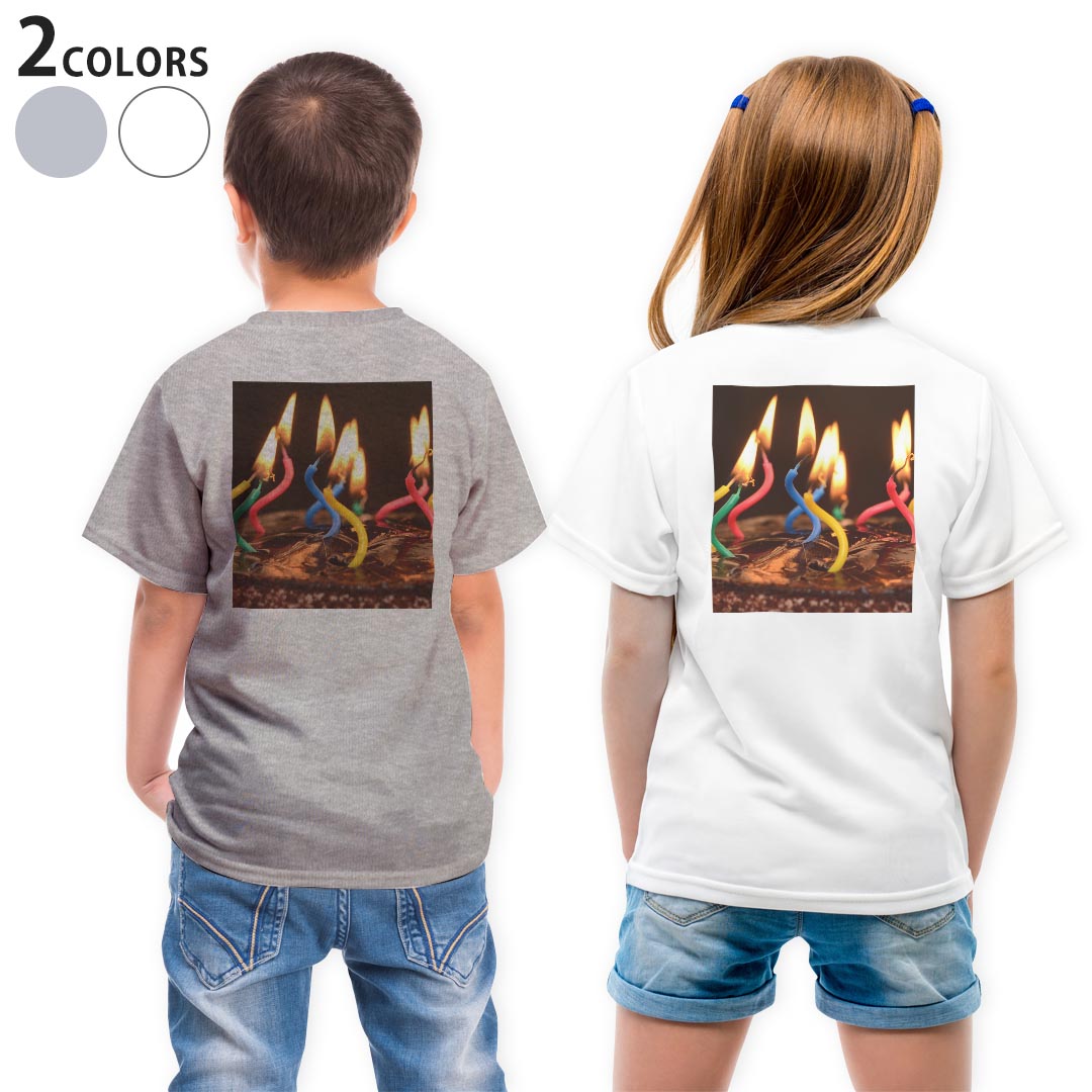 Tシャツ キッズ バックプリント 半袖 白地 デザイン 90 100 110 120 130 140 150 Tシャツ ティーシャツ..