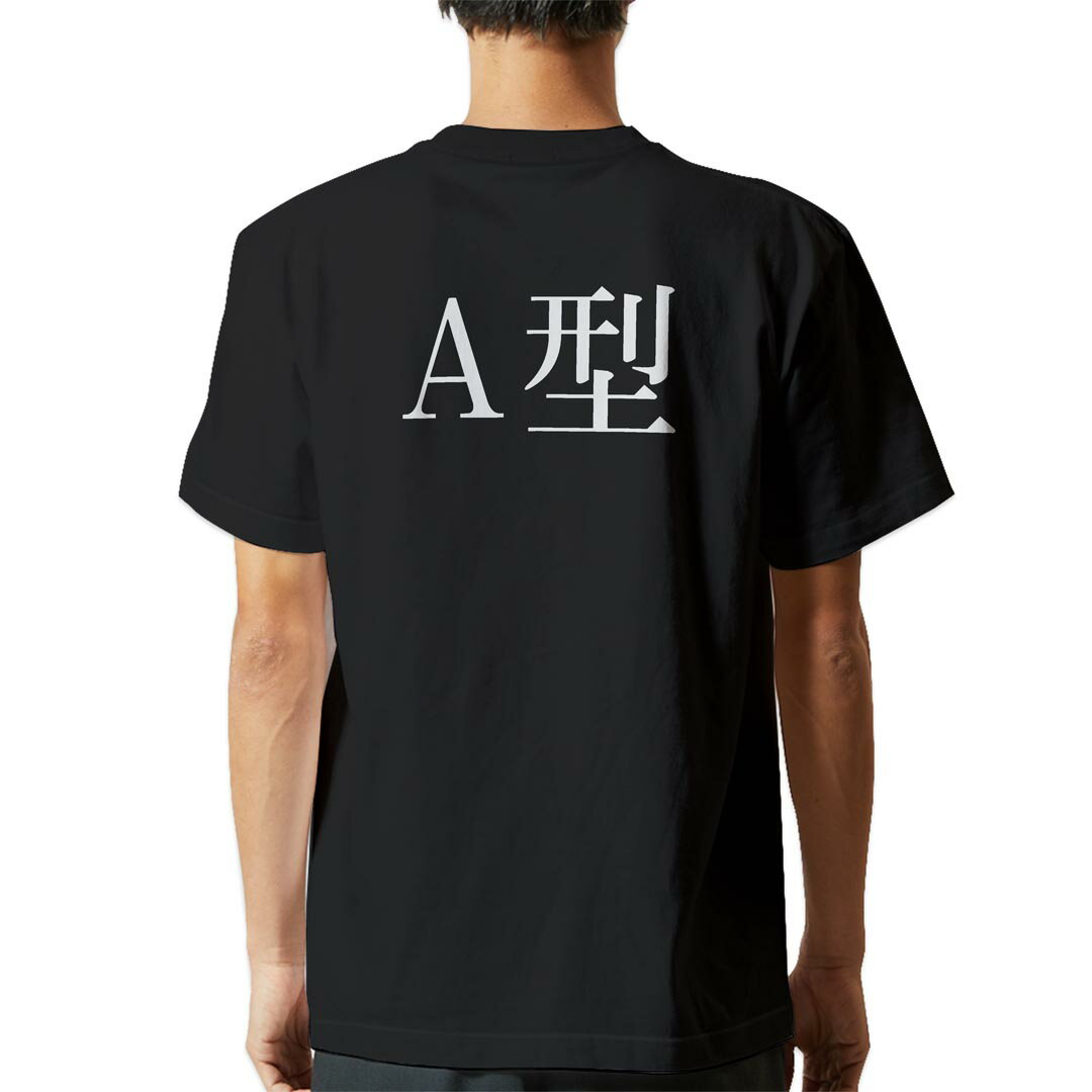 tシャツ メンズ 半袖 バックプリント ブラック デザイン XS S M L XL 2XL ティーシャツ T shirt 022755 A型