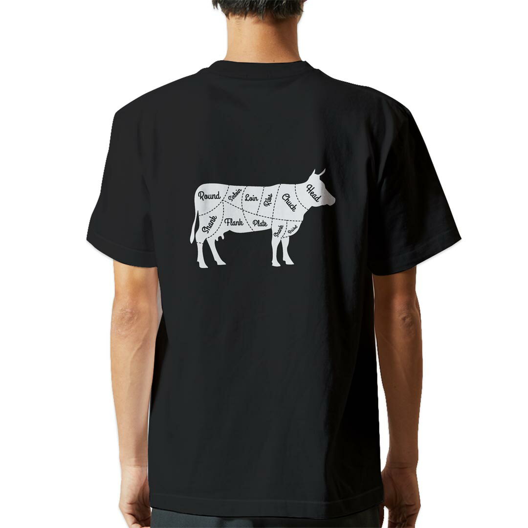 tシャツ メンズ 半袖 バックプリント ブラック デザイン XS S M L XL 2XL ティーシャツ T shirt 031915..