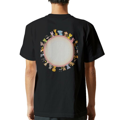 tシャツ メンズ 半袖 バックプリント ブラック デザイン XS S M L XL 2XL ティーシャツ T shirt 009486 動物 カラフル キャラクター tシャツ メンズ 半袖 バックプリント ブラック デザイン XS S M L XL 2XL ティーシャツ T shirt 009486 動物 カラフル キャラクター