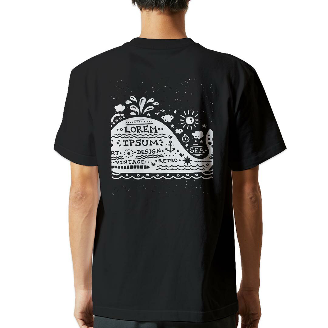 バックプリント tシャツ メンズ 半袖 ブラック デザイン XS S M L XL 2XL Tシャツ ティーシャツ T shirt　黒▼バックプリントTシャツ　ブラック全デザイン▼▼男性用半袖Tシャツ　ホワイト・グレー全デザインはこちらから▼▼男性用半袖Tシャツ　ブラック全デザインはこちらから▼▼男性用半袖Tシャツ　カラー全デザインはこちらから▼