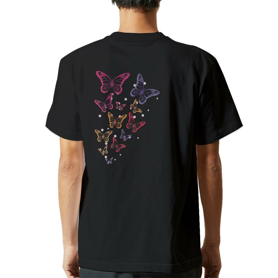 バタフライ プリントT プリントt フォトプリント Tシャツ 楽天市場】プリントtシャツ バタフライの通販