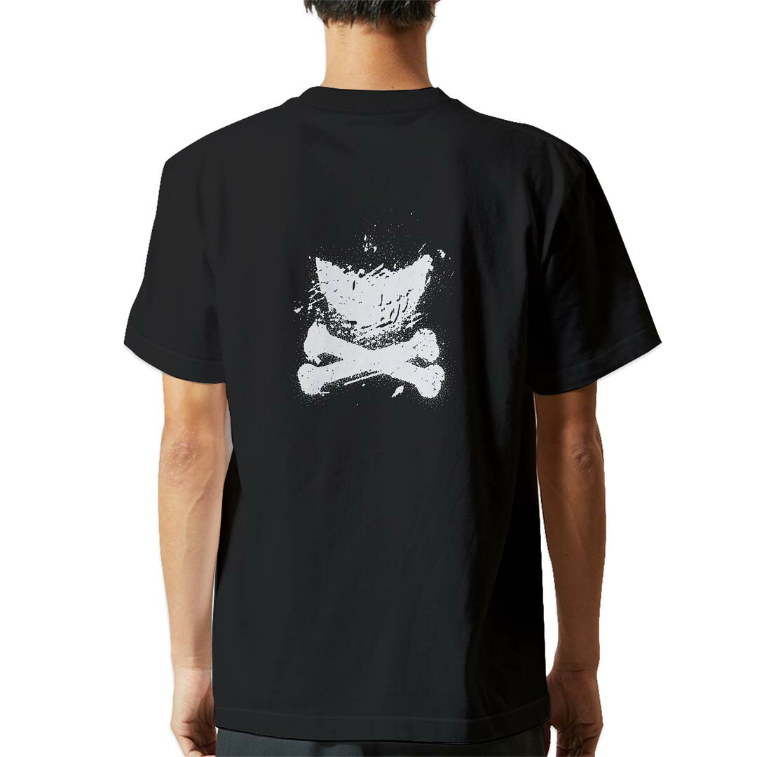 バックプリント tシャツ メンズ 半袖 ブラック デザイン XS S M L XL 2XL Tシャツ ティーシャツ T shirt　黒▼バックプリントTシャツ　ブラック全デザイン▼▼男性用半袖Tシャツ　ホワイト・グレー全デザインはこちらから▼▼男性用半袖Tシャツ　ブラック全デザインはこちらから▼▼男性用半袖Tシャツ　カラー全デザインはこちらから▼