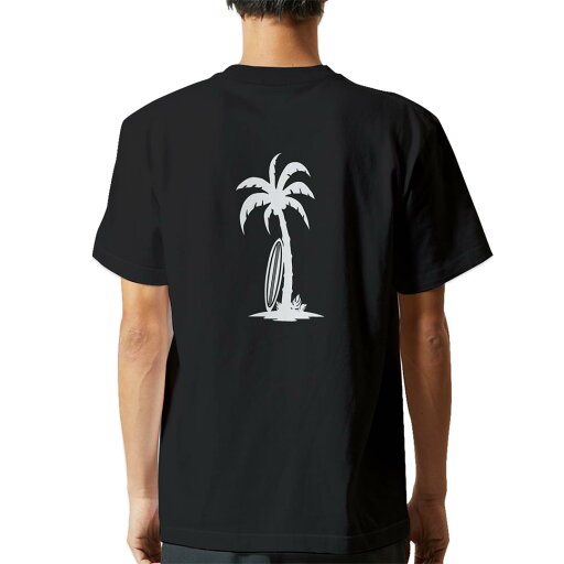 tシャツ メンズ 半袖 バックプリント ブラック デザイン XS S M L XL 2XL ティーシャツ T shirt 013962 ヤシの木 サーフィン 海 tシャツ メンズ 半袖 バックプリント ブラック デザイン XS S M L XL 2XL ティーシャツ T shirt 013962 ヤシの木 サーフィン 海