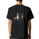 tシャツ メンズ 半袖 バックプリント ブラック デザイン XS S M L XL 2XL ティーシャツ T shirt 015281 春 桜 ランドセル 入学式 こども