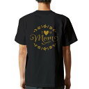 tシャツ メンズ 半袖 バックプリント ブラック デザイン XS S M L XL 2XL ティーシャツ T shirt 015518 母の日 カーネーション ...