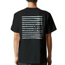 tシャツ メンズ 半袖 バックプリント ブラック デザイン XS S M L XL 2XL ティーシャツ T shirt 015817 母の日 花 mother