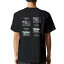 tシャツ メンズ 半袖 バックプリント ブラック デザイン XS S M L XL 2XL ティーシャツ T shirt 016169 ドライブレコーダー