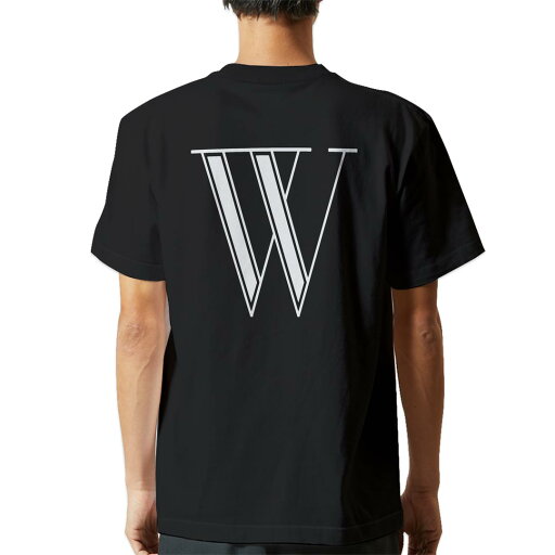 tシャツ メンズ 半袖 バックプリント ブラック デザイン XS S M L XL 2XL ティーシャツ T shirt 019364 文字 w アルファベット tシャツ メンズ 半袖 バックプリント ブラック デザイン XS S M L XL 2XL ティーシャツ T shirt 019364 文字 w アルファベット