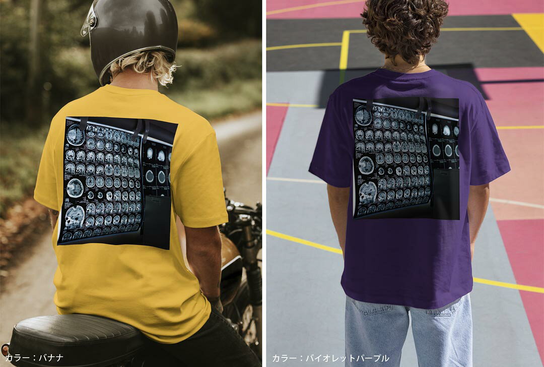 選べる18カラー Tシャツ メンズ 半袖 ホワイト グレー デザイン S M L XL 2XL 3XL Tシャツ ティーシャツ T shirt 023989 レントゲン　写真