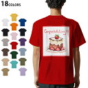 選べる18カラー Tシャツ メンズ 半袖 ホワイト グレー デザイン S M L XL 2XL 3XL Tシャツ ティーシャツ T shirt 013460 ケーキ いちご 英語