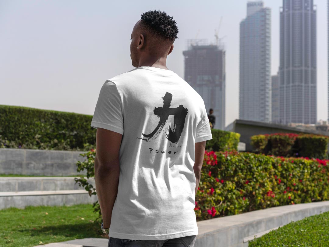 メンズ ドライバックプリントTシャツ ホワイト 半袖 4.1オンス ジム トレーニング スポーツ 運動会 ドライアスレチック UVカット 紫外線遮蔽 吸水速乾 デザイン Tshirt S M L XL 2XL 3XL 4XL 000834 日本語　文字 kabekore-11051824 kabeコレ サンプル画像2