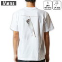メンズ ドライバックプリントTシャツ ホワイト 半袖 4.1オンス ジム トレーニング スポーツ 運動会 ドライアスレチック UVカット 紫外線遮蔽 吸水速乾 デザイン Tshirt S M L XL 2XL 3XL 4XL 5XL 6XL 005911 写真 動物 ねずみ
