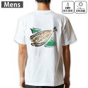 メンズ ドライバックプリントTシャツ ホワイト 半袖 4.1オンス ジム トレーニング スポーツ 運動会 ドライアスレチック UVカット 紫外線遮蔽 吸水速乾 ...