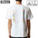 メンズ ドライバックプリントTシャツ ホワイト 半袖 4.1オンス ジム トレーニング スポーツ 運動会 ドライアスレチック UVカット 紫外線遮蔽 吸水速乾 デザイン Tshirt S M L XL 2XL 3XL 4XL 5XL 6XL 015396 イースター たまご とり うさぎ パステル