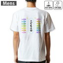 メンズ ドライバックプリントTシャツ ホワイト 半袖 4.1オンス ジム トレーニング スポーツ 運動会 ドライアスレチック UVカット 紫外線遮蔽 吸水速乾 ...