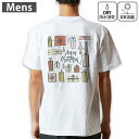 メンズ ドライバックプリントTシャツ ホワイト 半袖 4.1オンス ジム トレーニング スポーツ 運動会 ドライアスレチック UVカット 紫外線遮蔽 吸水速乾 ...