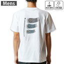 メンズ ドライバックプリントTシャツ ホワイト 半袖 4.1オンス ジム トレーニング スポーツ 運動会 ドライアスレチック UVカット 紫外線遮蔽 吸水速乾 ...