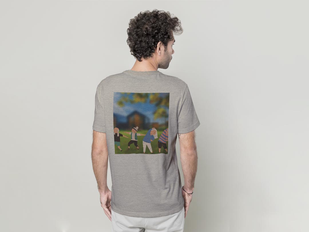 Tシャツ メンズ バックプリント半袖 ホワイト グレー デザイン XS S M L XL 2XL tシャツ ティーシャツ T shirt 023823 運動　フィットネス