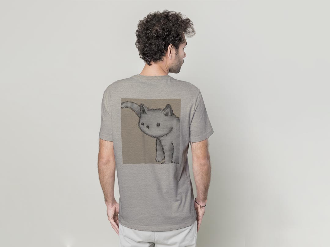 Tシャツ メンズ バックプリント半袖 ホワイト...の紹介画像3