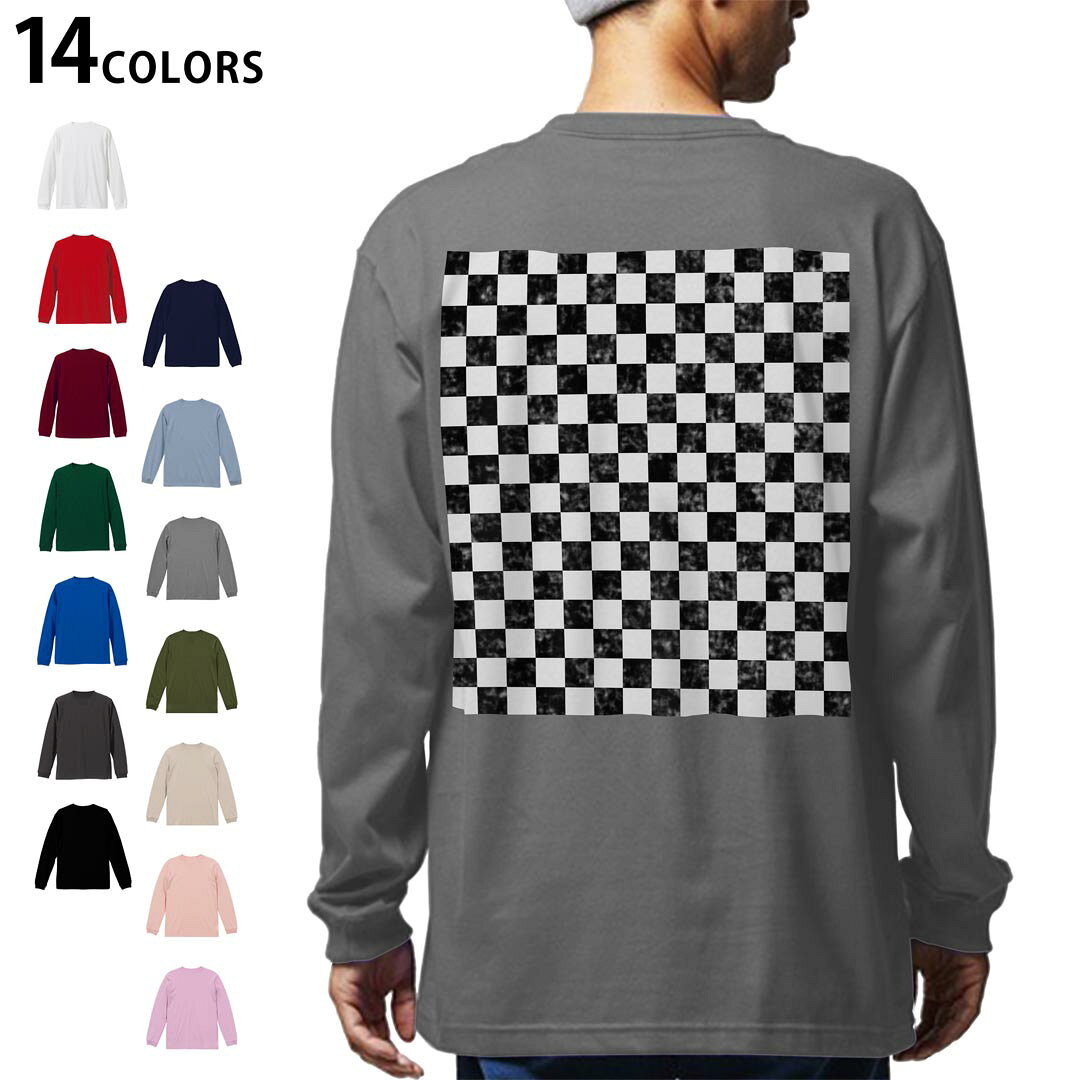 選べる14カラー バックプリント メンズ レディース ユニセックス unisex 長袖 デザイン XS S M L XL…
