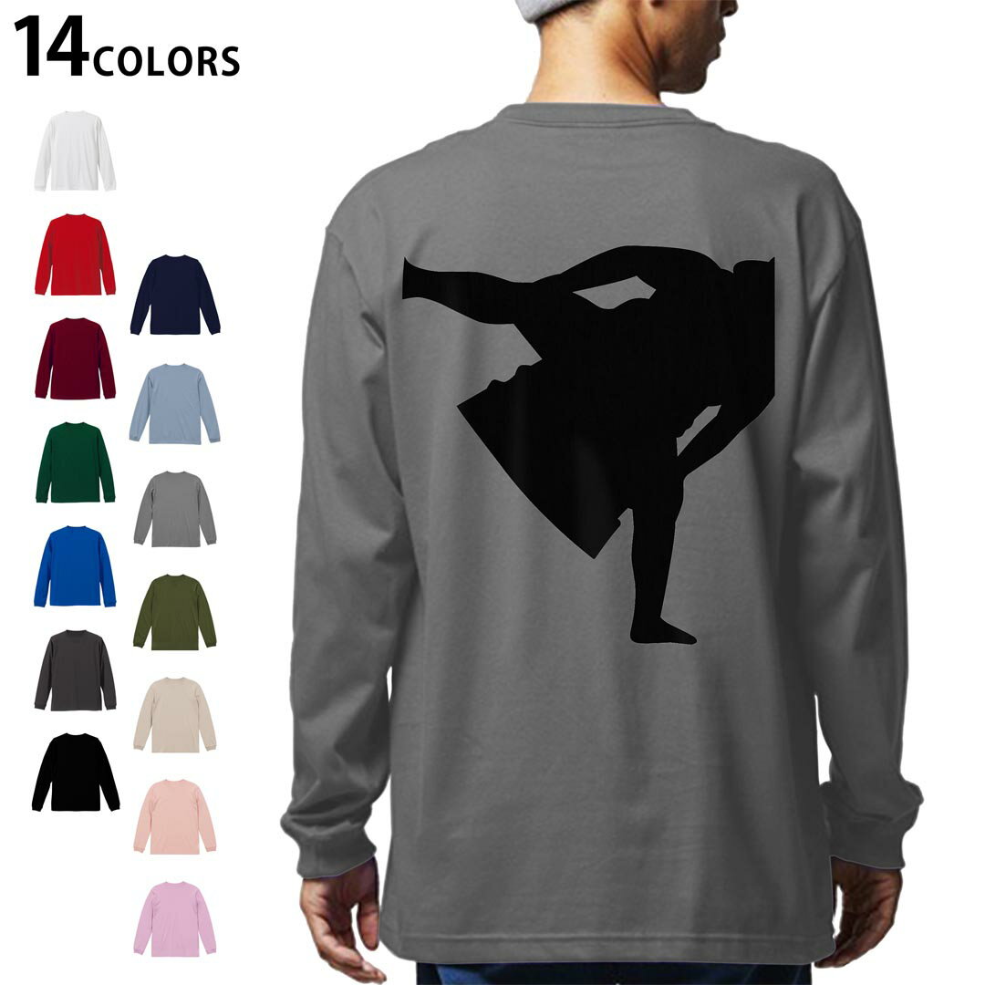 選べる14カラー バックプリント メンズ レディース ユニセックス unisex 長袖 デザイン XS S M L XL 2XL Tシャツ ロング ティーシャツ T shirt 026248 相撲　関取　日本　和