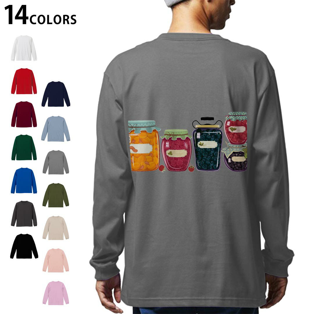 選べる14カラー バックプリント メンズ レディース ユニセックス unisex 長袖 デザイン X ...