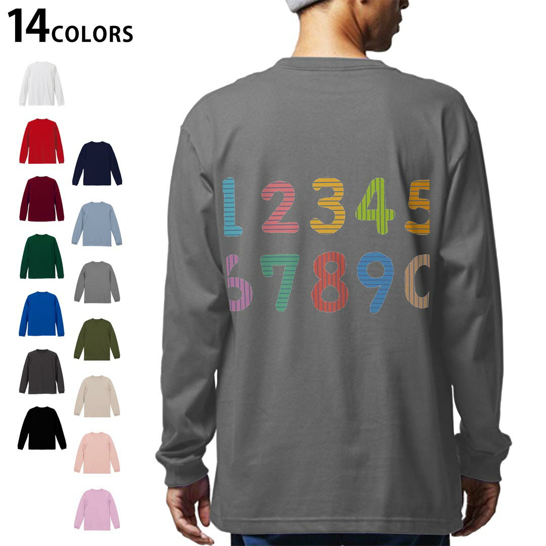 選べる14カラーバックプリントメン...