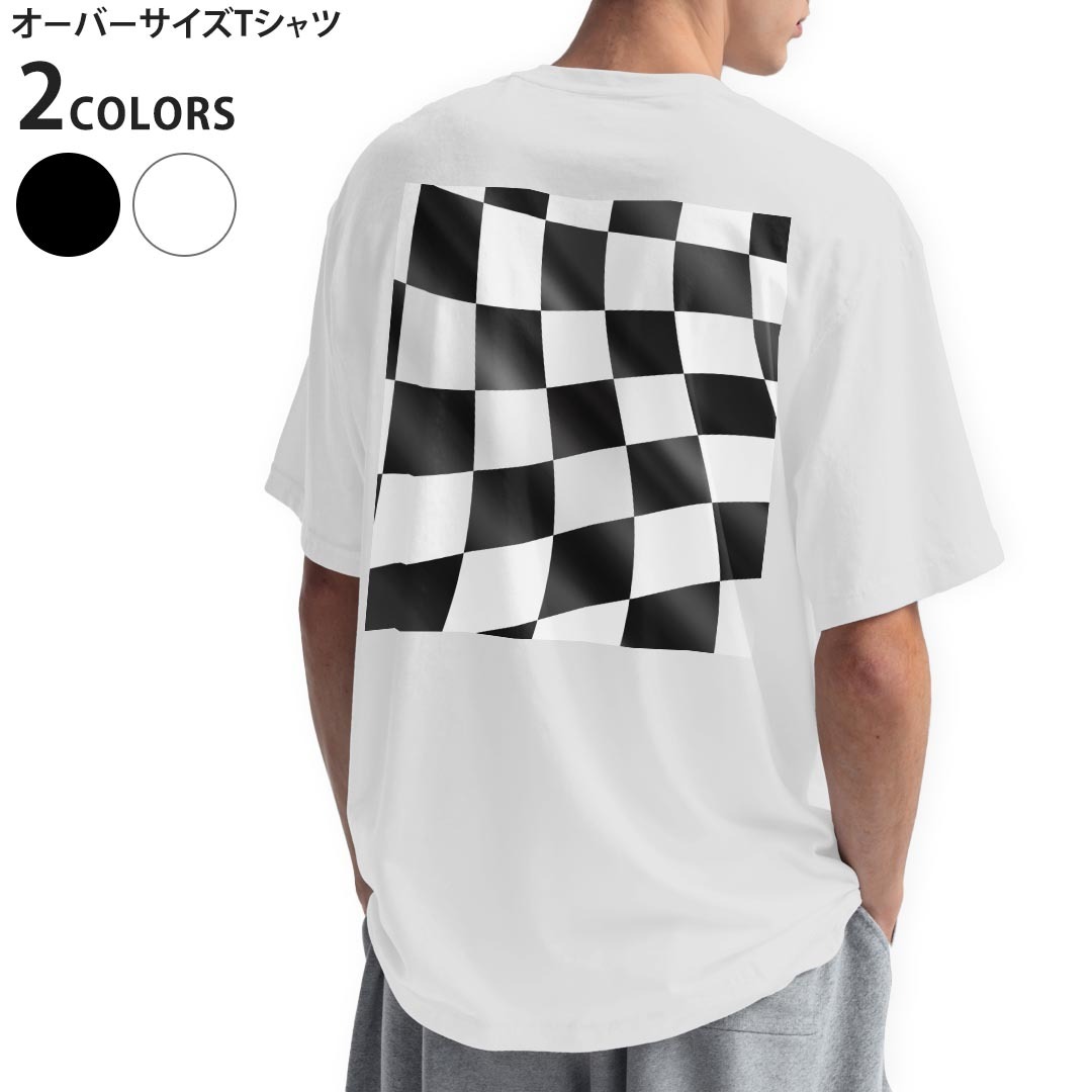 オーバーサイズ Tシャツ メンズ 半袖 ビッグシルエット 大きめ 抜け感 ホワイト グレー デザイン XS S M L XL 2XL tシャツ ティーシャツ T shirt▼画像をクリックで拡大▼ ブラック ホワイト ※ブラックは印刷の都合上 デザインが異なる場合がありますので 画像をご確認ください。 ▼オーバーサイズプリントTシャツ　全デザイン▼ ▼前面デザイン　こちらから▼
