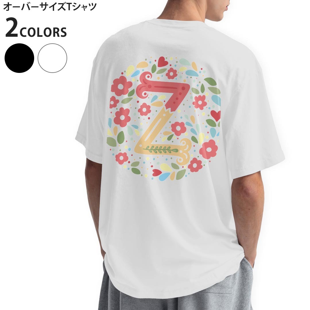 オーバーサイズ Tシャツ メンズ 半袖 ビッグシルエット 大きめ 抜け感 ホワイト グレー デザイン XS S M L XL 2XL tシャツ ティーシャツ T shirt▼画像をクリックで拡大▼ ブラック ホワイト ※ブラックは印刷の都合上 デザインが異なる場合がありますので 画像をご確認ください。 ▼オーバーサイズプリントTシャツ　全デザイン▼ ▼前面デザイン　こちらから▼