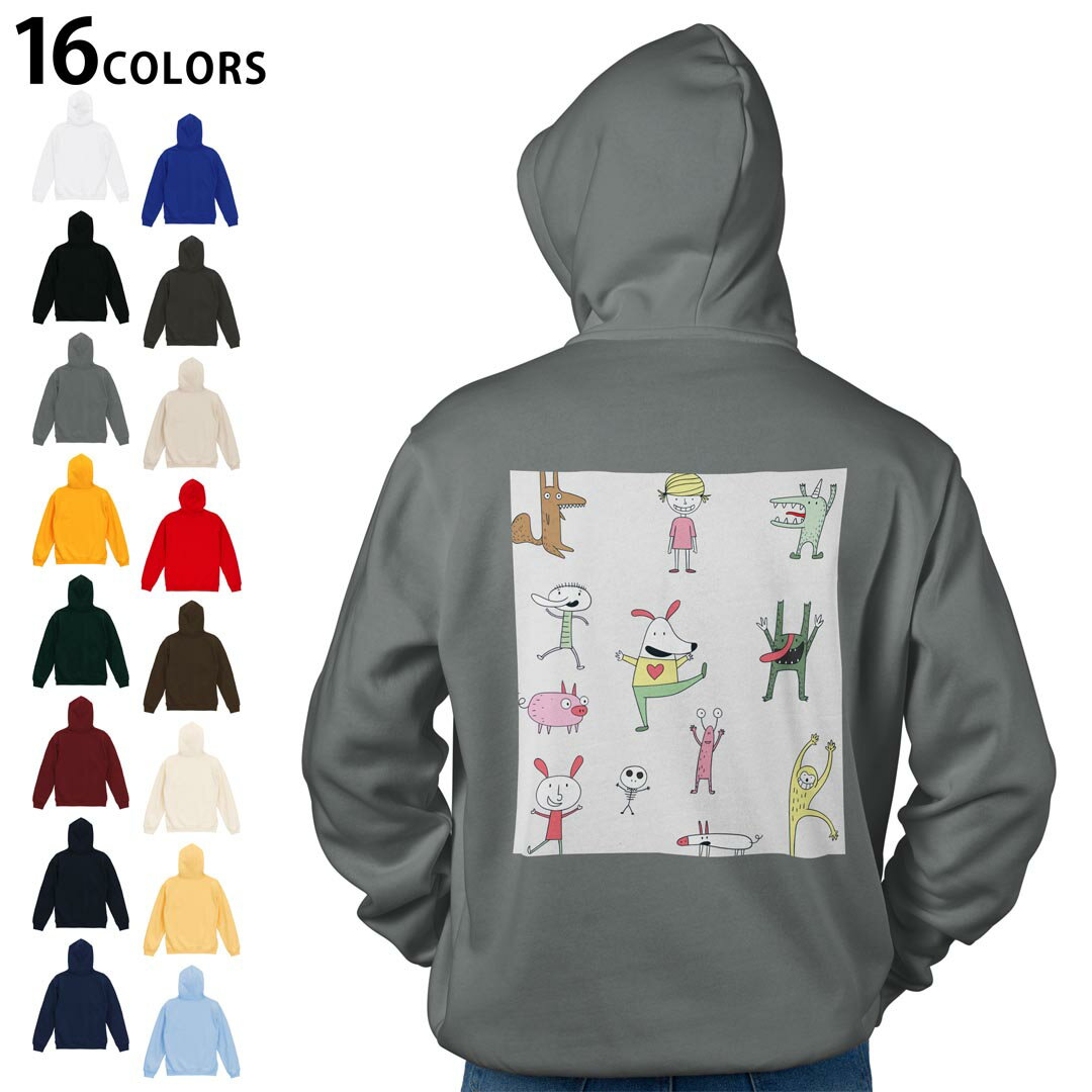 ���٤�16���顼�ץ륪���С� �ѡ����� �Хå��ץ��� �ա��ǥ� ��� ��ǥ����� ��˥��å��� Ĺµ �ǥ����� S M L XL 2XL hoodie 02...