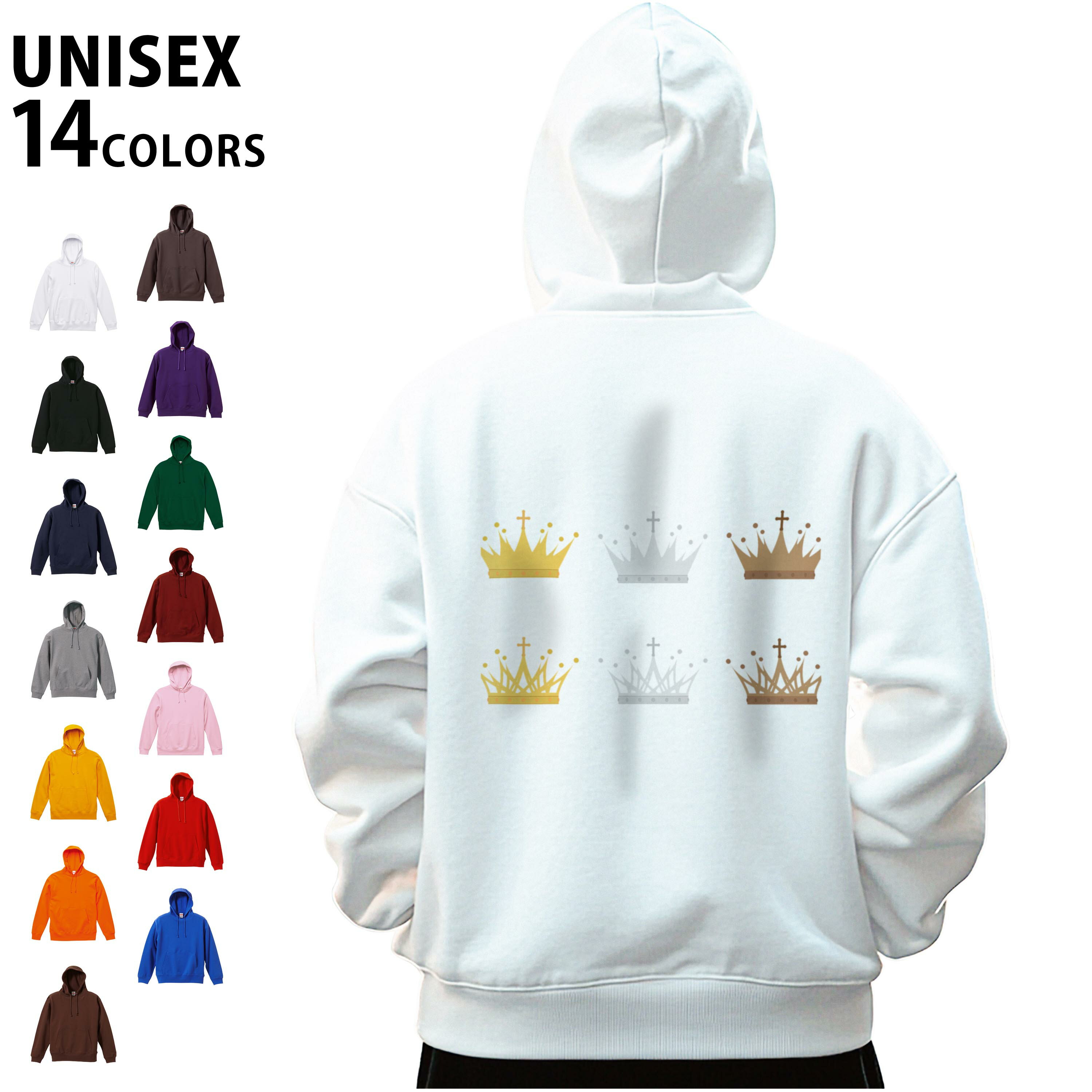 選べる14カラー パーカー バックプリント メンズ レディース ユニセックス 長袖 ホワイト グレー ブラ..