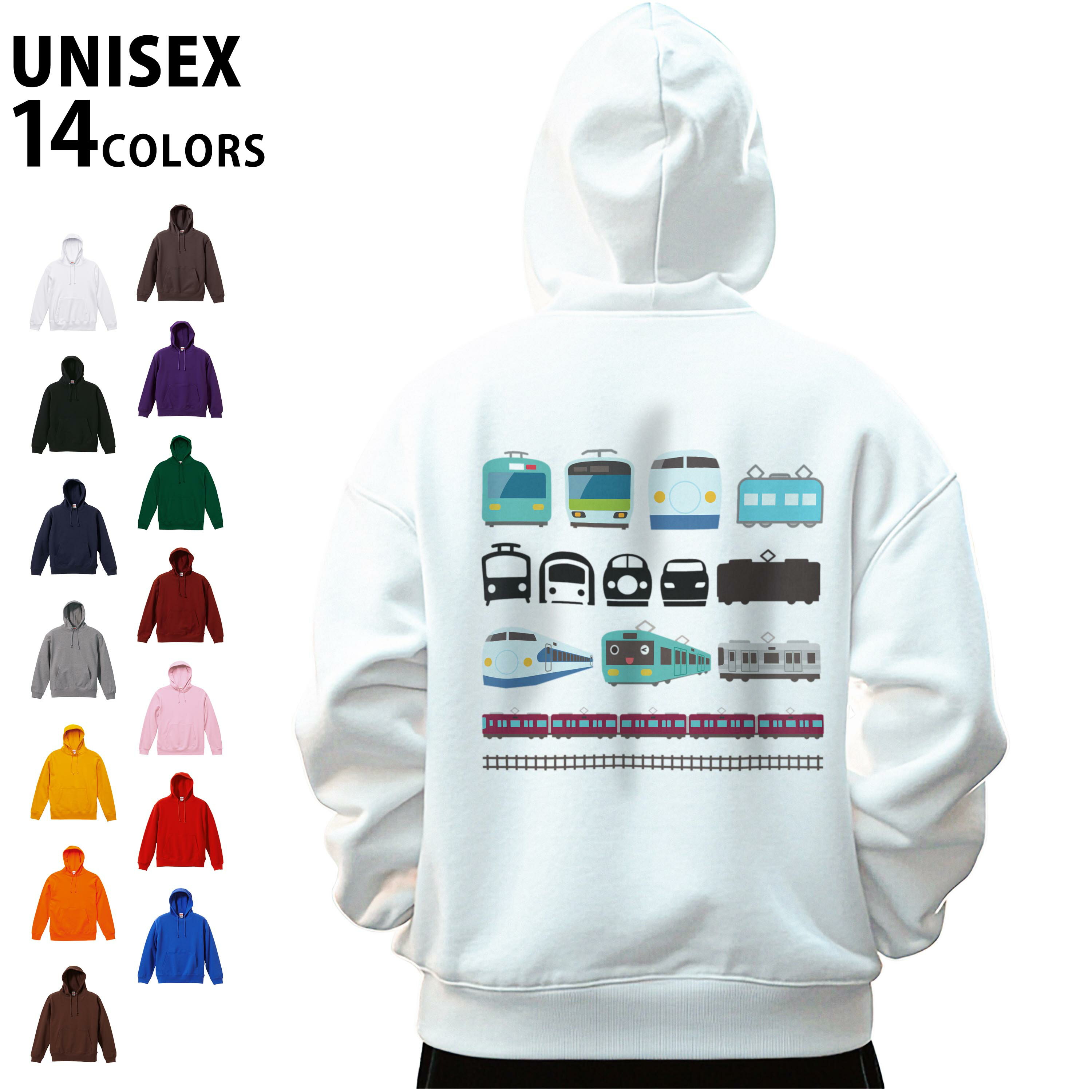 選べる14カラー パーカー バックプリント メンズ レディース ユニセックス 長袖 ホワイト グレー ブラ..