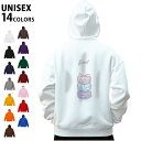 選べる14カラー パーカー バックプリント メンズ レディース ユニセックス 長袖 ホワイト グレー ブラック デザイン S M L XL 2XL sweatshirt trainer 白 黒 灰色 裏起毛 スウェット 015672 マカロン お菓子 食べ物 リボン パステル