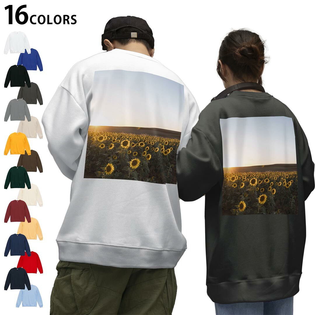 トレーナー メンズ レディース 男性 女性 長袖 ホワイト グレー ブラック チャコール 茶色 レッド　赤 バーガンディ ダークブラウン　オレンジ アイビーグリーン 緑 ゴールド 黄色 ライトピンク ピンク ロイヤルブルー　ネイビー パープル　紫 デザイン S M L XL 2XL sweatshirt　trainer　白　黒　灰色　裏起毛　スウェット▼着用参考画像：2XLsize:マリンブルー▼ ▼着用参考画像：2XLsize:ヴィンテージサックス　　　　　　　　　　　　　　　XLsize:ヴィンテージイエロー　▼ ▼画像をクリックで拡大▼ ホワイト ブラック グレー ゴールド モスグリーン バーガンディ ネイビー インディゴ マリンブルー スミ グレージュ ハイレッド ダークチョコレート ヴィンテージナチュラル ヴィンテージイエロー ヴィンテージサックス ※ブラック・ネイビーは印刷の都合上デザインの色見が他カラーと異なる場合があります。 ▼トレーナー全デザインはこちらから▼