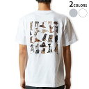 Tシャツ メンズ バックプリント半袖 ホワイト グレー デザイン XS S M L XL 2XL tシャツ ティーシャツ T shirt 000911 犬 動物(4)