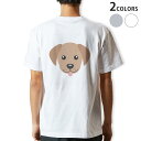 Tシャツ メンズ バックプリント半袖 ホワイト グレー デザイン XS S M L XL 2XL tシャツ ティーシャツ T shirt 022578 犬 dog かわいい(4)