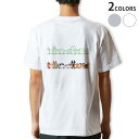 Tシャツ メンズ バックプリント半袖 ホワイト グレー デザイン XS S M L XL 2XL tシャツ ティーシャツ T shirt 009565 犬 猫 動物(4)