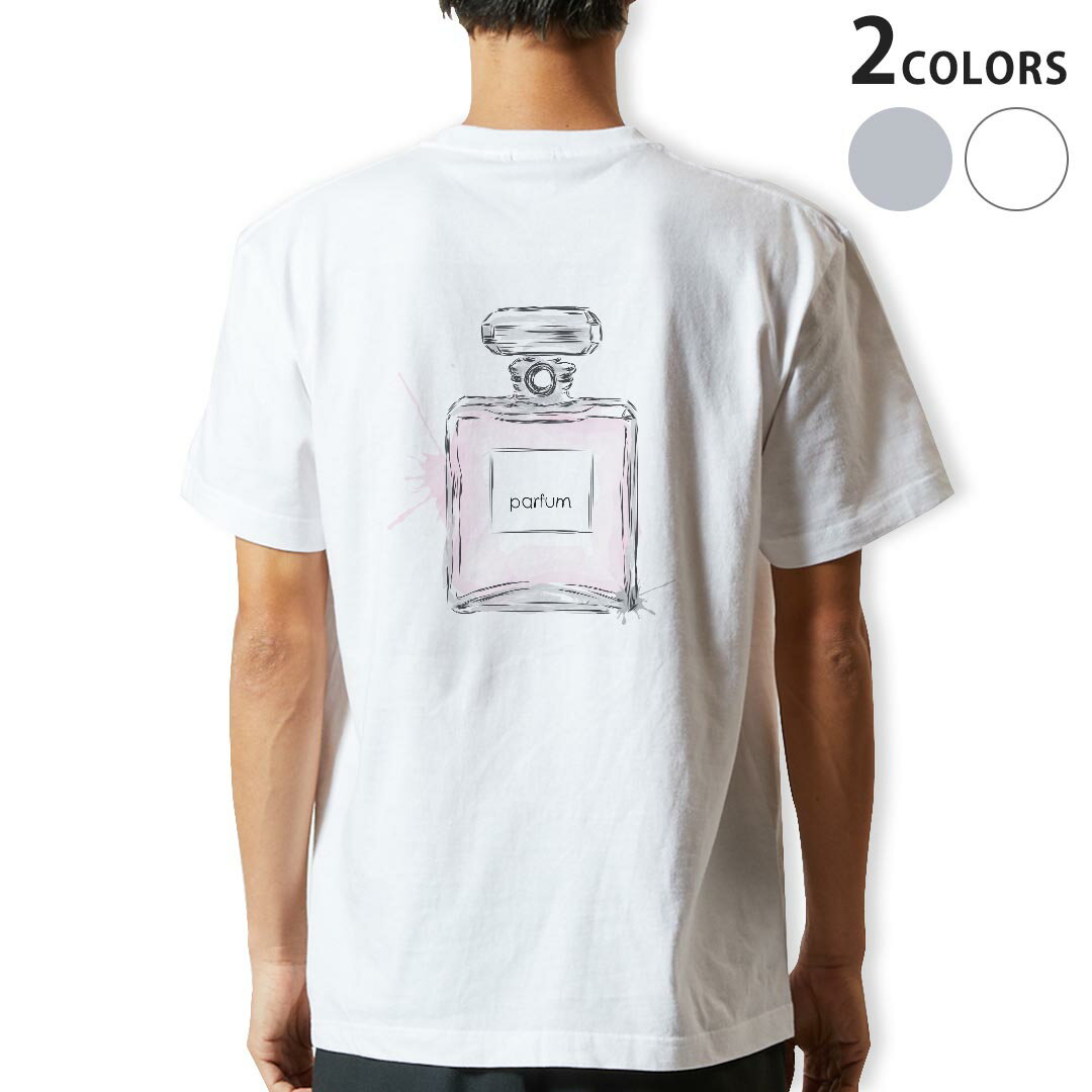 楽天kabeコレTシャツ メンズ バックプリント半袖 ホワイト グレー デザイン XS S M L XL 2XL tシャツ ティーシャツ T shirt 010914 香水　おしゃれ　フレグランス