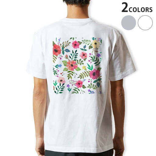 Tシャツ メンズ バックプリント半袖 ホワイト グレー デザイン XS S M L XL 2XL tシャツ ティーシャツ T shirt 013494 花 花柄 カラフル Tシャツ メンズ バックプリント半袖 ホワイト グレー デザイン XS S M L XL 2XL tシャツ ティーシャツ T shirt 013494 花 花柄 カラフル