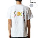 Tシャツ メンズ バックプリント半袖 ホワイト グレー デザイン XS S M L XL 2XL tシャツ ティーシャツ T shirt 015294 こどもの...