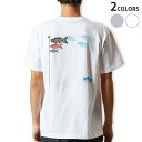 Tシャツ メンズ バックプリント半袖 ホワイト グレー デザイン XS S M L XL 2XL tシャツ ティーシャツ T shirt 015340 こどもの...