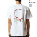 Tシャツ メンズ バックプリント半袖 ホワイト グレー デザイン XS S M L XL 2XL tシャツ ティーシャツ T shirt 015845 カーネー...