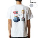 Tシャツ メンズ バックプリント半袖 ホワイト グレー デザイン XS S M L XL 2XL tシャツ ティーシャツ T shirt 015869 プレゼン...