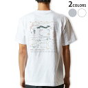 Tシャツ メンズ バックプリント半袖 ホワイト グレー デザイン XS S M L XL 2XL tシャツ ティーシャツ T shirt 015887 プレゼン...