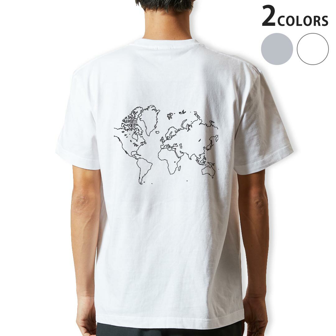 楽天市場】世界地図tシャツ（サイズ（S/M/L）M）（Tシャツ・カットソー