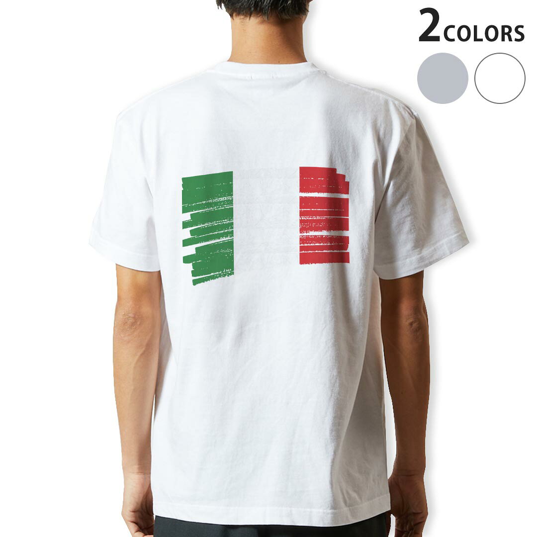 Tシャツ メンズ バックプリント半袖 ホワイト グレー デザイン XS S M L XL 2XL tシャツ ティーシャツ T shirt 018476 italy イタリア